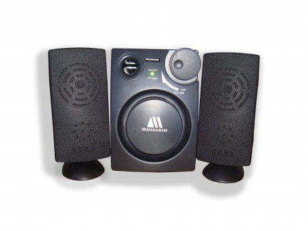 CAIXA ACUSTICA 2.1 SUBWOOFER - Mandarim - R$40,00