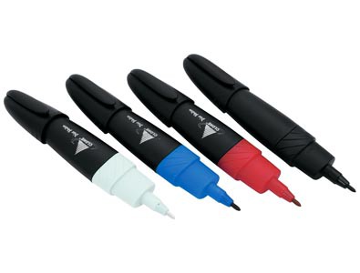 CANETAS PARA CD / DVD - 3 CORES + 1 LIMPEZA - Clone - R$10,00